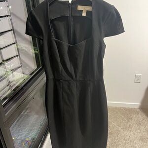 Banana republic Sloan black sheath dress 00p